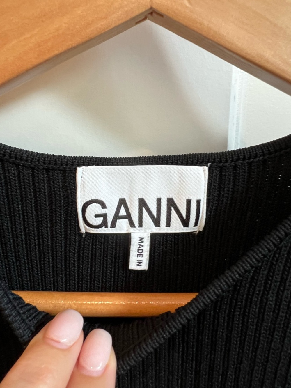 GANNI Ribbed Tank - Picture 7 of 12